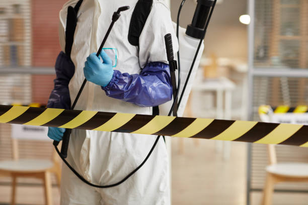 Professional Biohazard Cleanup technician working in Blair, WI